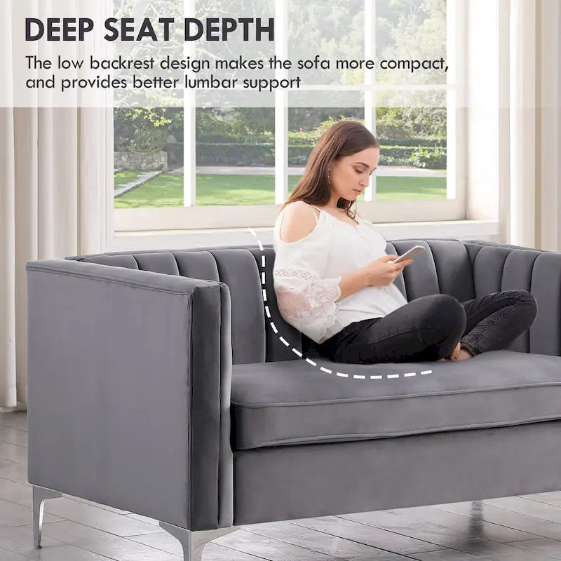 Sillón decorativo tapizado para sala de estar Morden Fort