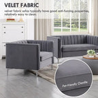 Sillón decorativo tapizado para sala de estar Morden Fort