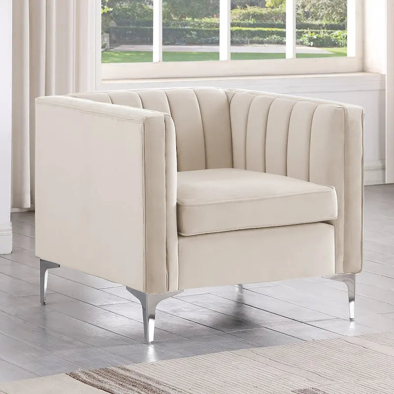 Sillón decorativo tapizado para sala de estar Morden Fort