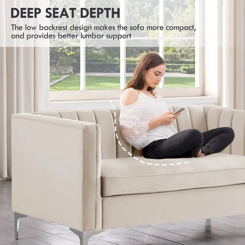 Sillón decorativo tapizado para sala de estar Morden Fort