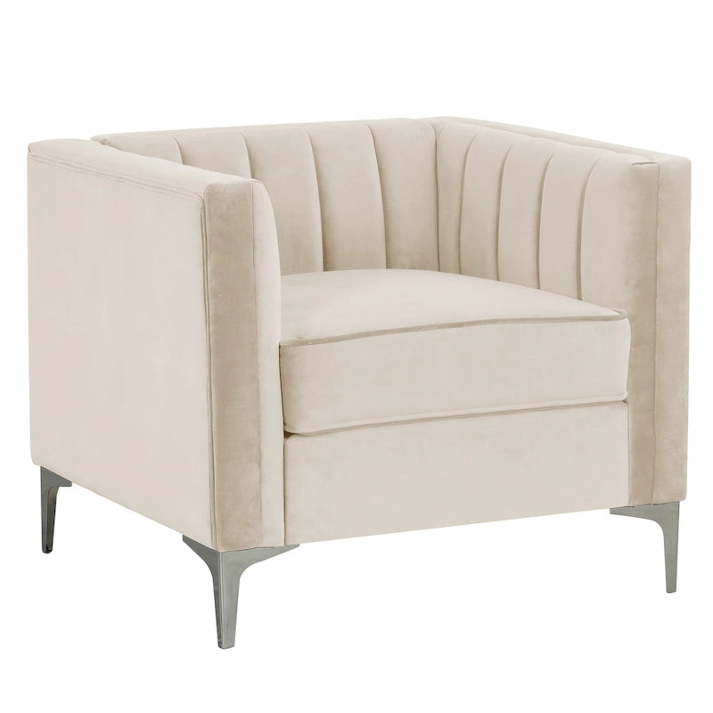 Sillón decorativo tapizado para sala de estar Morden Fort