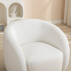 SEYNAR Modern Glam Upholstered 360 Degree Swivel Accent Armchair Set of 2