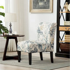 The Curated Nomad Pavilion Upholstered Armless Accent Slipper Chair
