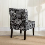 The Curated Nomad Pavilion Upholstered Armless Accent Slipper Chair