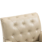 PU Leather Living Room Accent Chair with Tufted Back