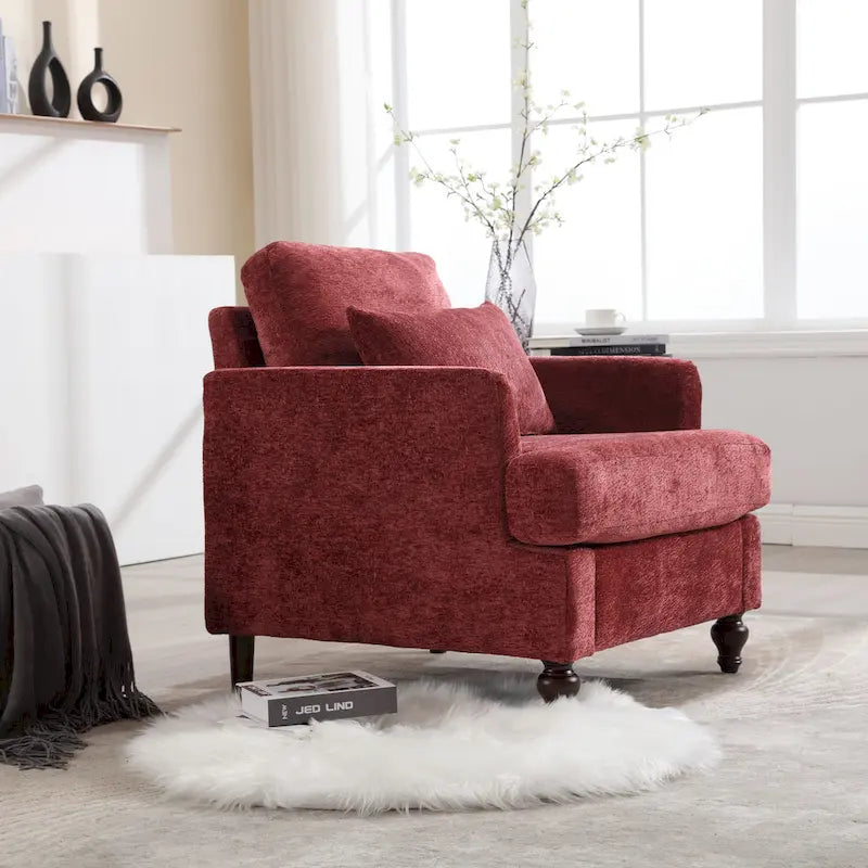 Fa vázas karosszék, modern hangsúlyos pihenőfotel a nappaliba