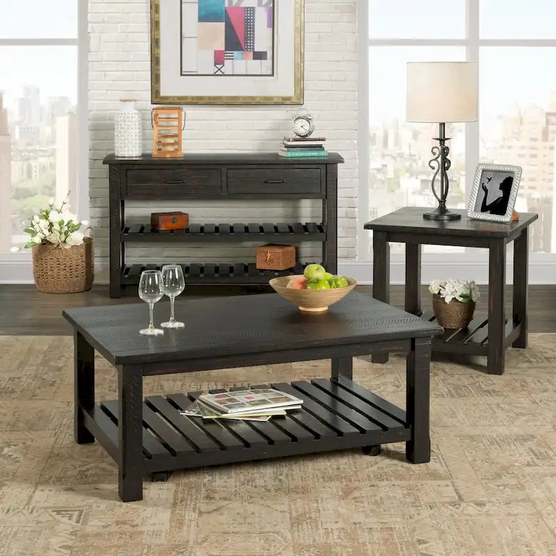 Barn Door Coffee Table