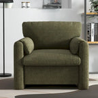 Sillón decorativo tapizado, sofá individual