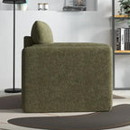 Sillón decorativo tapizado, sofá individual
