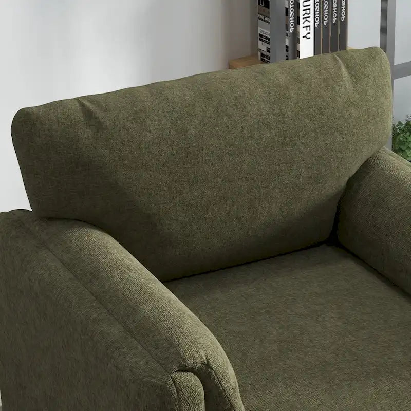 Sillón decorativo tapizado, sofá individual
