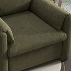 Sillón decorativo tapizado, sofá individual
