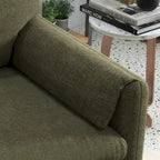 Sillón decorativo tapizado, sofá individual