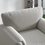 Sillón decorativo tapizado, sofá individual