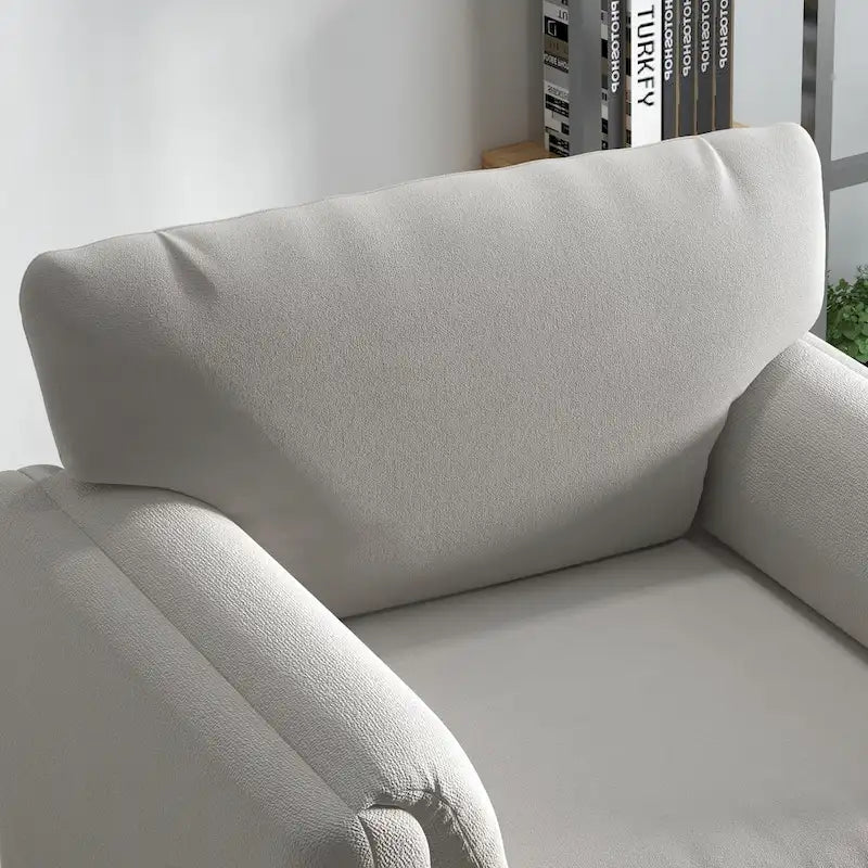 Sillón decorativo tapizado, sofá individual