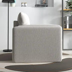Sillón decorativo tapizado, sofá individual