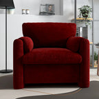 Sillón decorativo tapizado, sofá individual