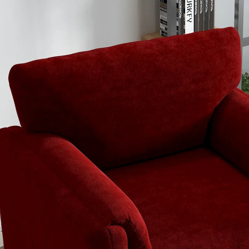 Sillón decorativo tapizado, sofá individual