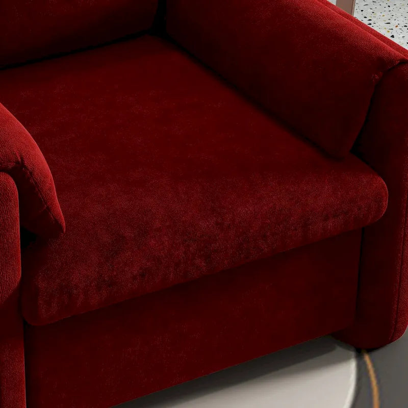 Sillón decorativo tapizado, sofá individual