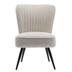 Set van 2 armloze accentstoelen, moderne accentstoelen voor de woonkamer en slaapkamer