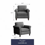 Mixoy Modern Sleeper Sofa,DIY Combination Sectional Single Couch