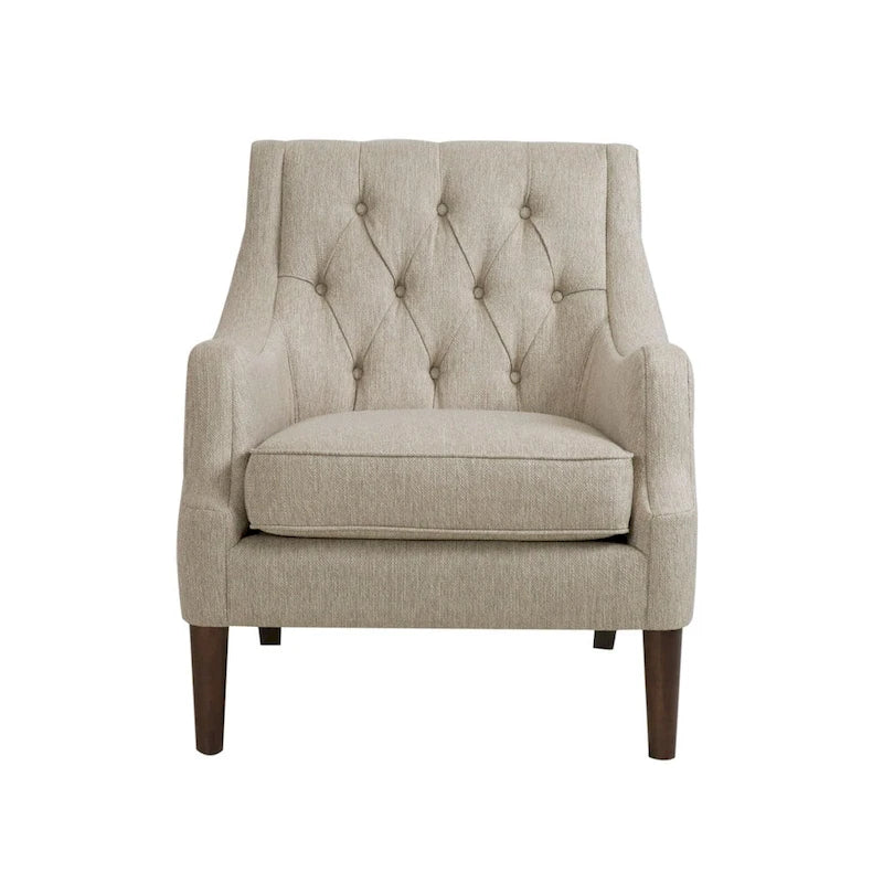 Madison Park Elle Button Tufted Accent Chair