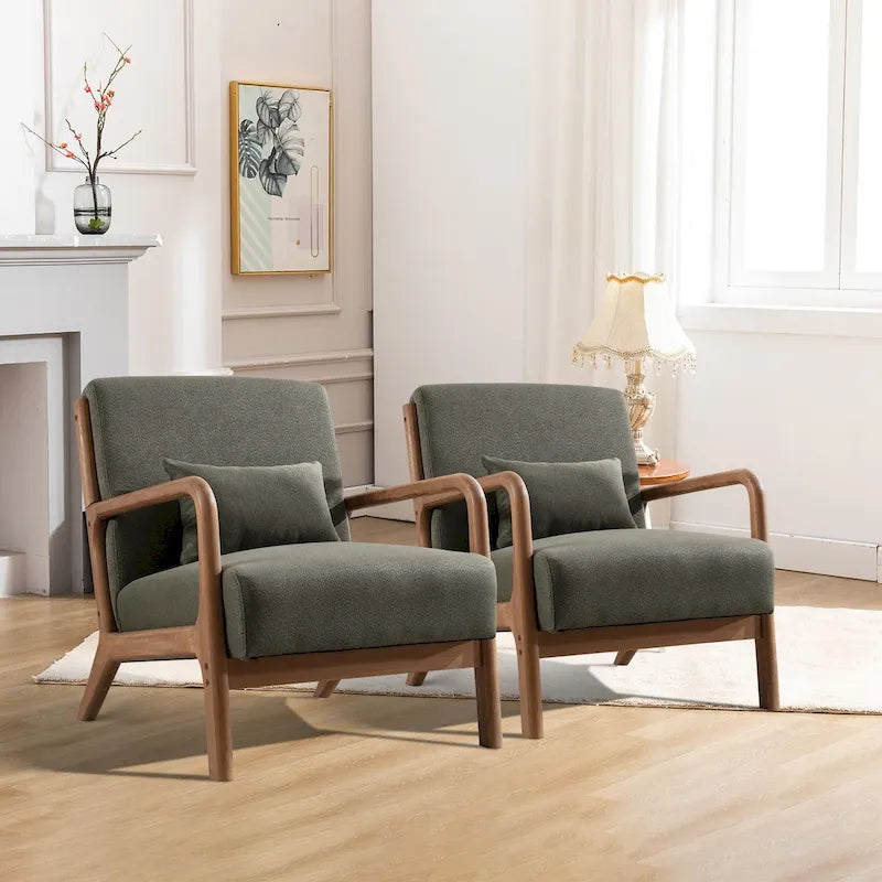 Aston Modern Solid wood Accent Chair for Living Room