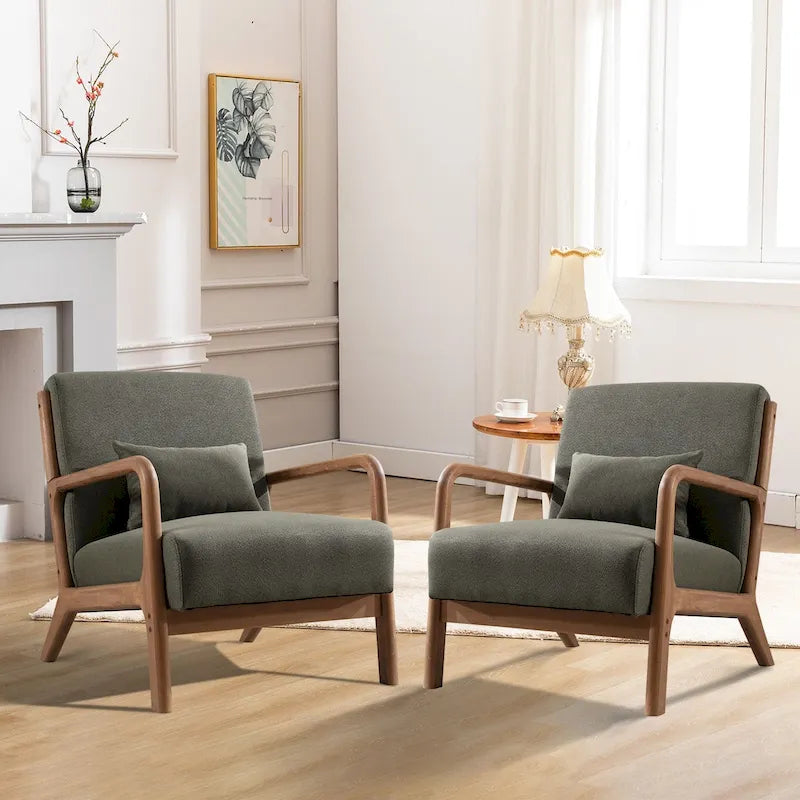 Aston Modern Solid wood Accent Chair for Living Room