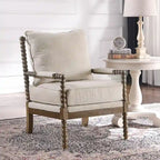 Morden Fort Modern Spindle Chair, Accent Chair for Livingroom