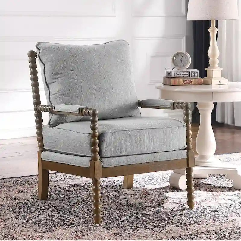 Morden Fort Modern Spindle Chair, Accent Chair for Livingroom