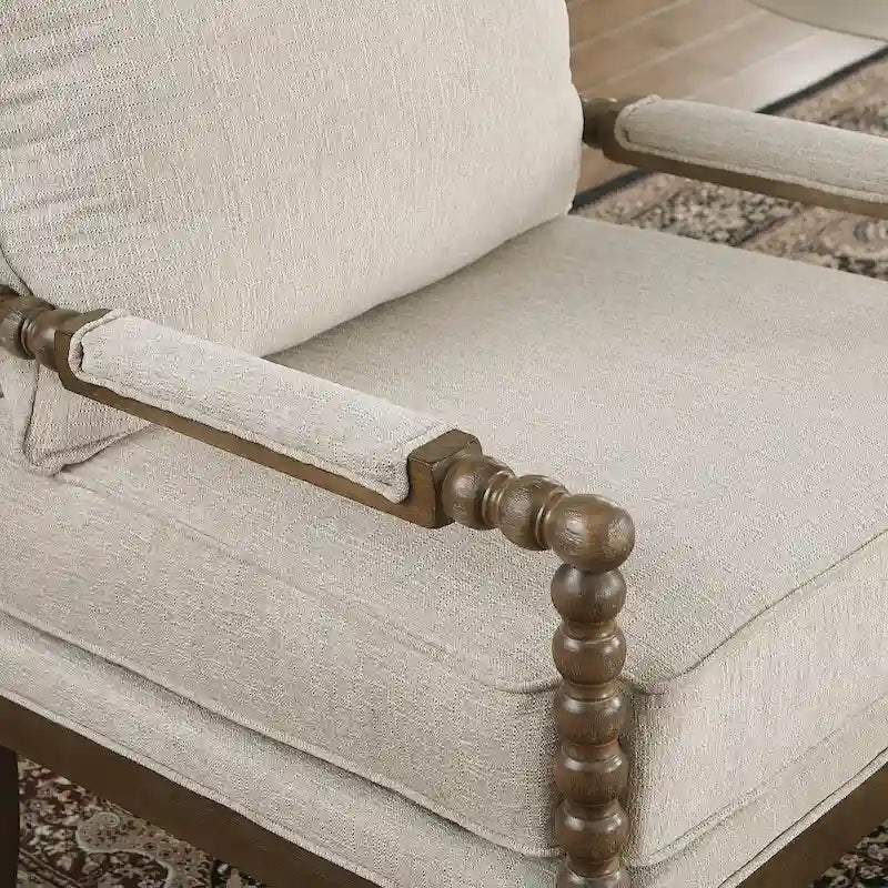 Morden Fort Modern Spindle Chair, Accent Chair for Livingroom