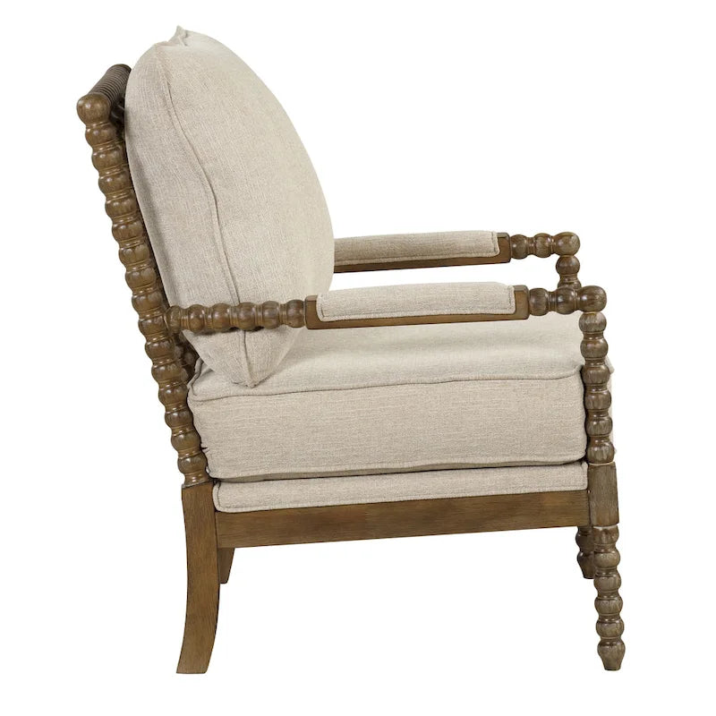 Morden Fort Modern Spindle Chair, Accent Chair for Livingroom