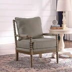 Morden Fort Modern Spindle Chair, Accent Chair for Livingroom