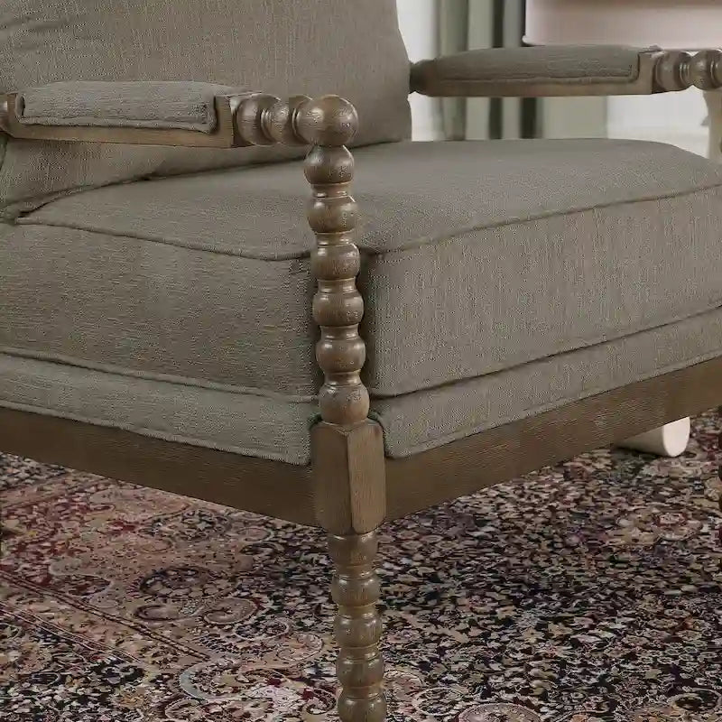 Morden Fort Modern Spindle Chair, Accent Chair for Livingroom
