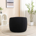 Poltrona d'accento girevole a 360 gradi SEYNAR, moderna e glamour, rivestita