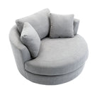 54 cm brede elegante ronde draaibare kuipstoel, anderhalve stoel