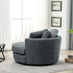 54 cm brede elegante ronde draaibare kuipstoel, anderhalve stoel