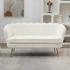 59 Zoll breites, modernes Sofa im Mid-Century-Stil mit Steppung