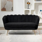 59 Zoll breites, modernes Sofa im Mid-Century-Stil mit Steppung