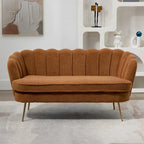 59 Zoll breites, modernes Sofa im Mid-Century-Stil mit Steppung