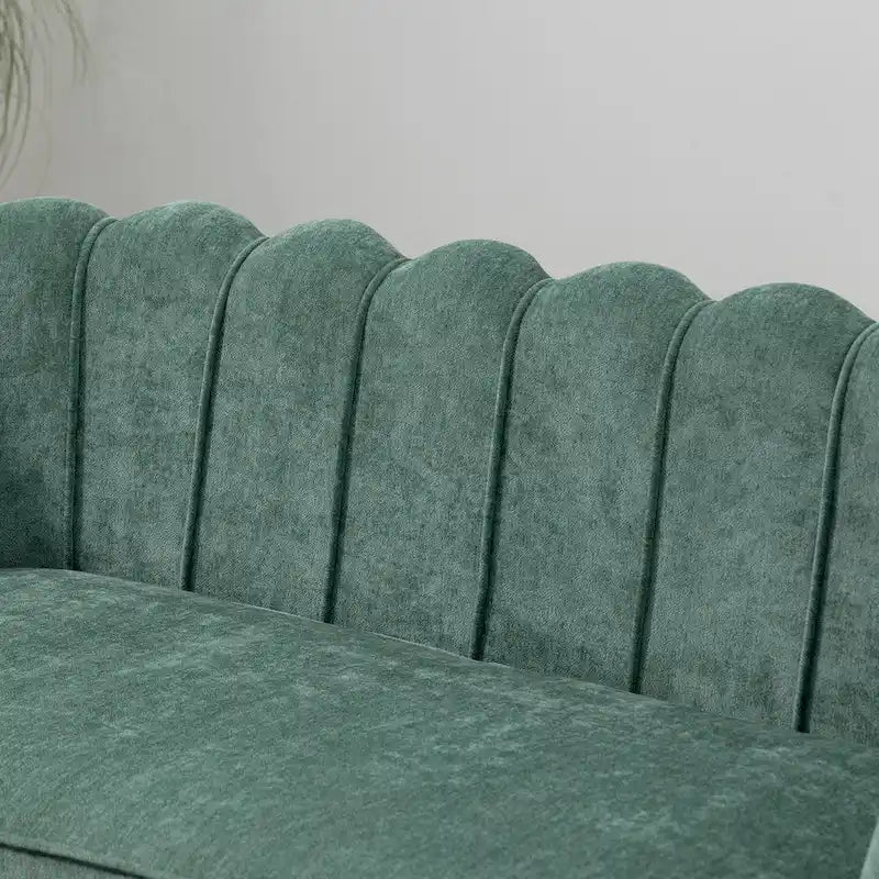 59 Zoll breites, modernes Sofa im Mid-Century-Stil mit Steppung
