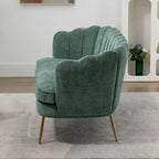 59 Zoll breites, modernes Sofa im Mid-Century-Stil mit Steppung