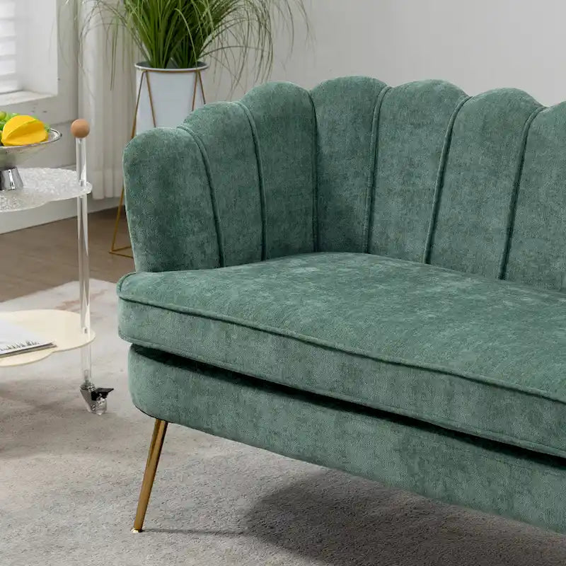 59 Zoll breites, modernes Sofa im Mid-Century-Stil mit Steppung