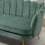 59 Zoll breites, modernes Sofa im Mid-Century-Stil mit Steppung