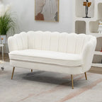59 Zoll breites, modernes Sofa im Mid-Century-Stil mit Steppung