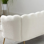 59 Zoll breites, modernes Sofa im Mid-Century-Stil mit Steppung