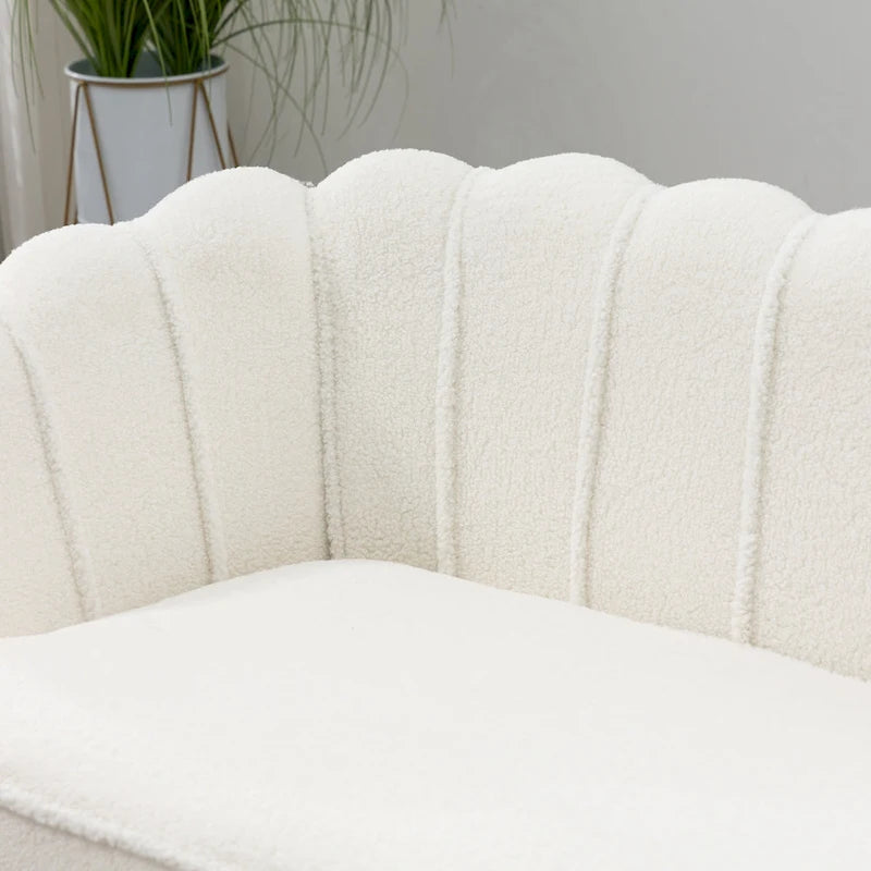 59 Zoll breites, modernes Sofa im Mid-Century-Stil mit Steppung