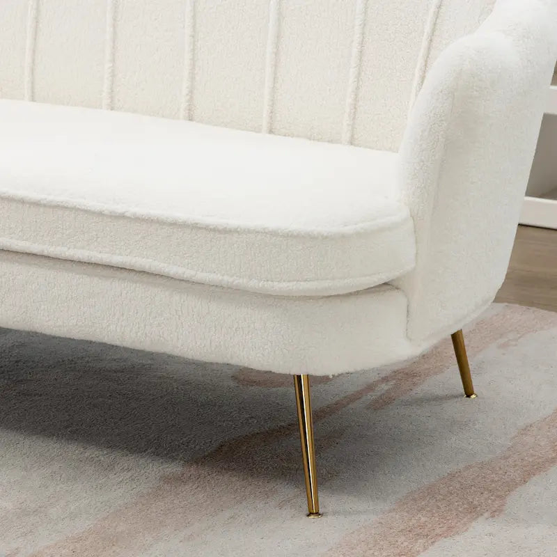 59 Zoll breites, modernes Sofa im Mid-Century-Stil mit Steppung