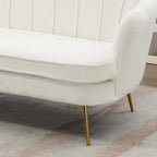 59 Zoll breites, modernes Sofa im Mid-Century-Stil mit Steppung