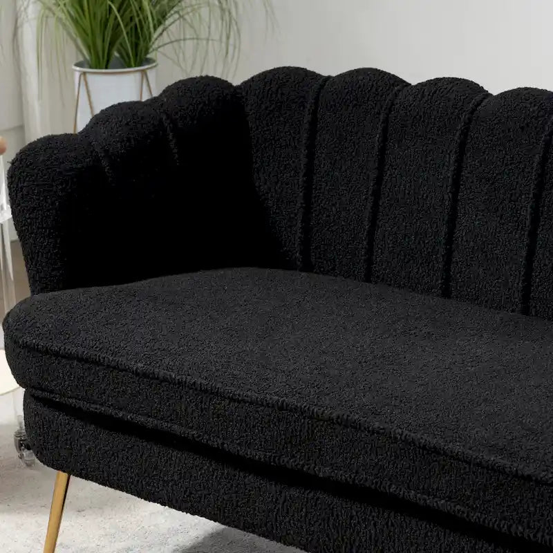 59 Zoll breites, modernes Sofa im Mid-Century-Stil mit Steppung