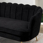 59 Zoll breites, modernes Sofa im Mid-Century-Stil mit Steppung